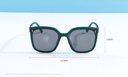 Stylish All-Match Unisex Polarized Sunglasses for Adult(Dark Green)