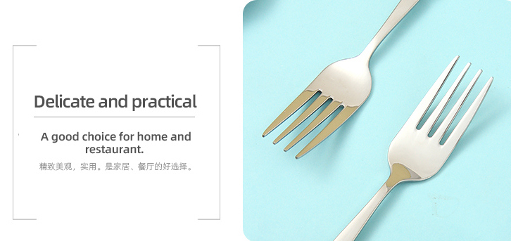 Portable Ceramic Fork Spoon Cutlery Set