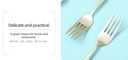 Portable Ceramic Fork Spoon Cutlery Set