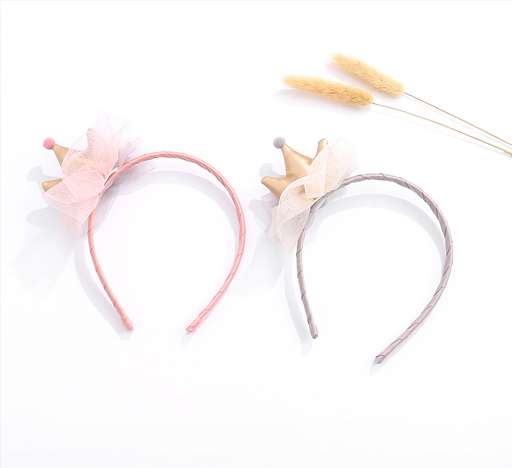 Crown Gauze Hair Band for Kids