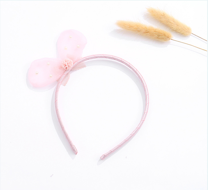 Bunny Ear Artificial Pearl Hair Band for Kids