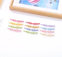 Simple 8-shaped Hair Pin 4PCS