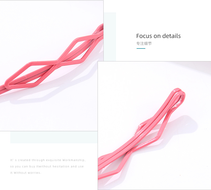 Simple 8-shaped Hair Pin 4PCS