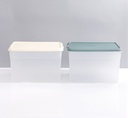 Large Dull Polish Plastic Storage Bin
