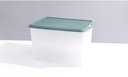 Large Dull Polish Plastic Storage Bin