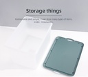 Large Dull Polish Plastic Storage Bin