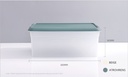 Medium Dull Polish Plastic Storage Bin