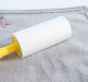 Thin Handle Handheld Lint Roller(Yellow) 50PCS/Roll