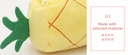 Fruit Collection Pencil Bag (Pineapple)