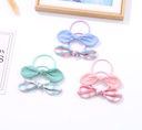 Fashionable Two-tone Checks Hair Tie 2PCS