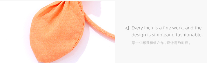 Simple Light Color Checks Hair Tie 2PCS