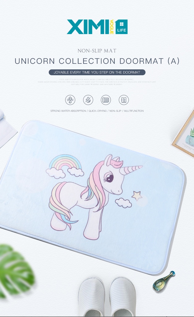 Unicorn Collection Doormat (A)