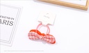 Fluorescent Checks Bunny Ear Hair Tie 2PCS