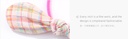Fluorescent Checks Bunny Ear Hair Tie 2PCS