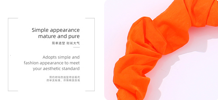 Simple Fluorescent Checks Bow Hair Band