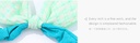 Fluorescent Smiling Checks Bunny Ear Hair Band