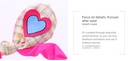 Fluorescent Smiling Checks Bunny Ear Hair Band