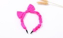 Simple Beautiful Solid Color Bow Hair Band