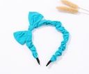 Simple Beautiful Solid Color Bow Hair Band