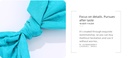 Simple Beautiful Solid Color Bow Hair Band