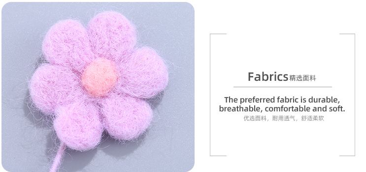 Flower Knitted Hat for Kids