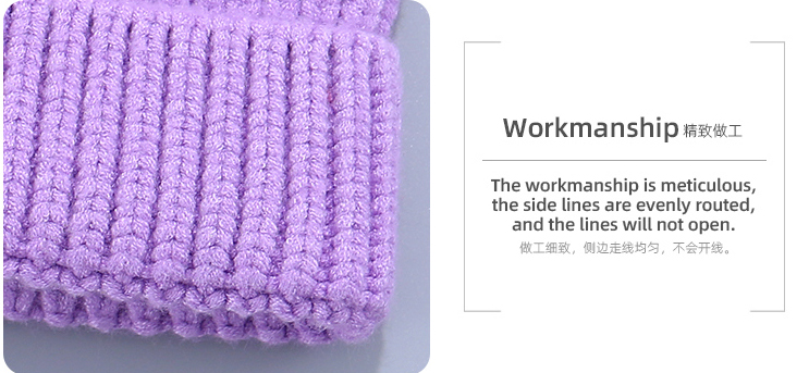 Flower Knitted Hat for Kids