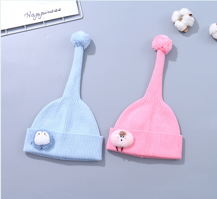 Animal Ornament Knitted Hat for Kids