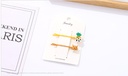 Kitten and Pineapple Hair Pin 2 PCS