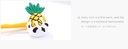 Kitten and Pineapple Hair Pin 2 PCS