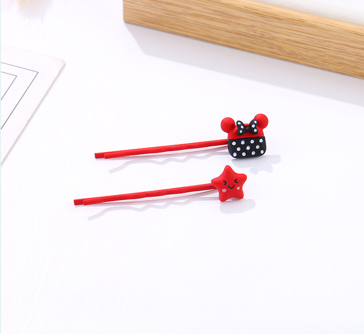 Cute Mouse Hair Pin 2 PCS