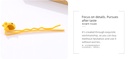 Pineapple Hair Pin 2 PCS