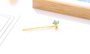 Flower and Cactus Hair Pin 2 PCS