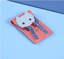 Cat Pattern Manicure Set of 4 PCS