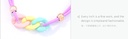 Fashionable Interlocking Circles Acrylic Hair Tie 2 PCS