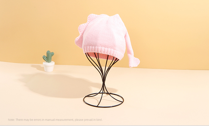 Imitated Dinosaur Tail Knitted Hat for Kids