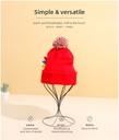 Cute Crocodile Jacquard Knitted Hat for Kids