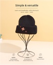Unique Letter Colon Embroidery Knitted Hat