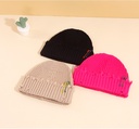 Stylish Small Pin Decoration Knitted Hat