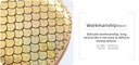 Fish Scales Look Shell Coin Purse(Gold)