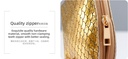 Fish Scales Look Shell Coin Purse(Gold)