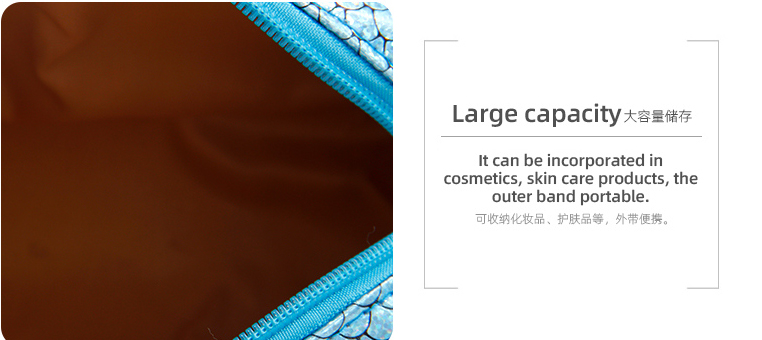 Fish Scales Look Cosmetic Bag(Blue)