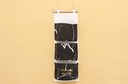 Marble Series Hanging Storage Bag with 3 Half-circle Pockets