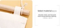 Marble Series Hanging Storage Bag with 3 Half-circle Pockets