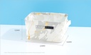Marble Gilding Series Small Square Fabric Storage Basket