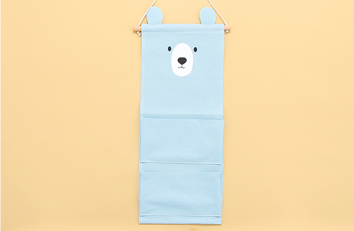Ear Bear Series Hanging Storage Bag with 2 Pockets