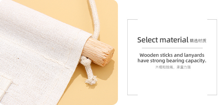Ear Bear Series Hanging Storage Bag with 3 Pockets and 3 Hooks