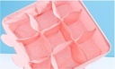 Ear Bear Series Square Fabric Storage Basket with 9 Compartments