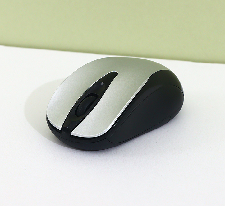 2.4G Simple Office Wireless Mouse(Silver)-AM8130-H02