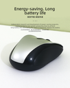 2.4G Simple Office Wireless Mouse(Silver)-AM8130-H02
