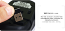 2.4G Simple Office Wireless Mouse(Silver)-AM8130-H02